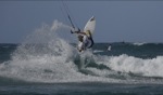 Going vertical / Pete Cabrinha, Cowwreck Beach