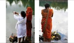 Praying / Grand Bassin Mauritius